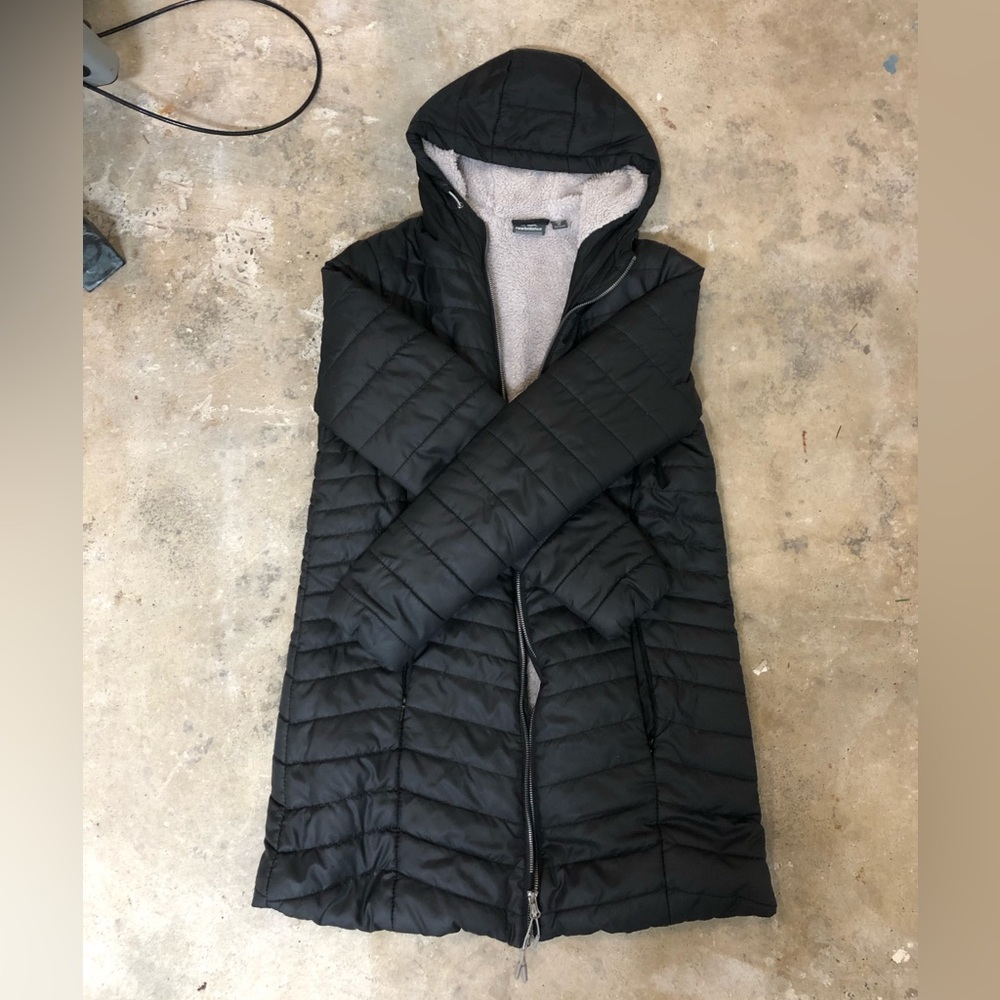 Women’s Black Puffer Long Winter Coat